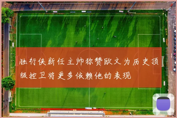 独行侠新任主帅称赞欧文为历史顶级控卫将更多依赖他的表现